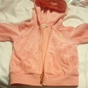 Juicy Couture Light Pink Kids Hoodie